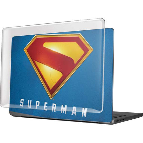 Superman 2025 Classic Superman Shield Emblem MacBook Pro 14in (2021-24) Case plus Skin